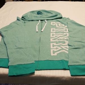 Turquoise hoodie